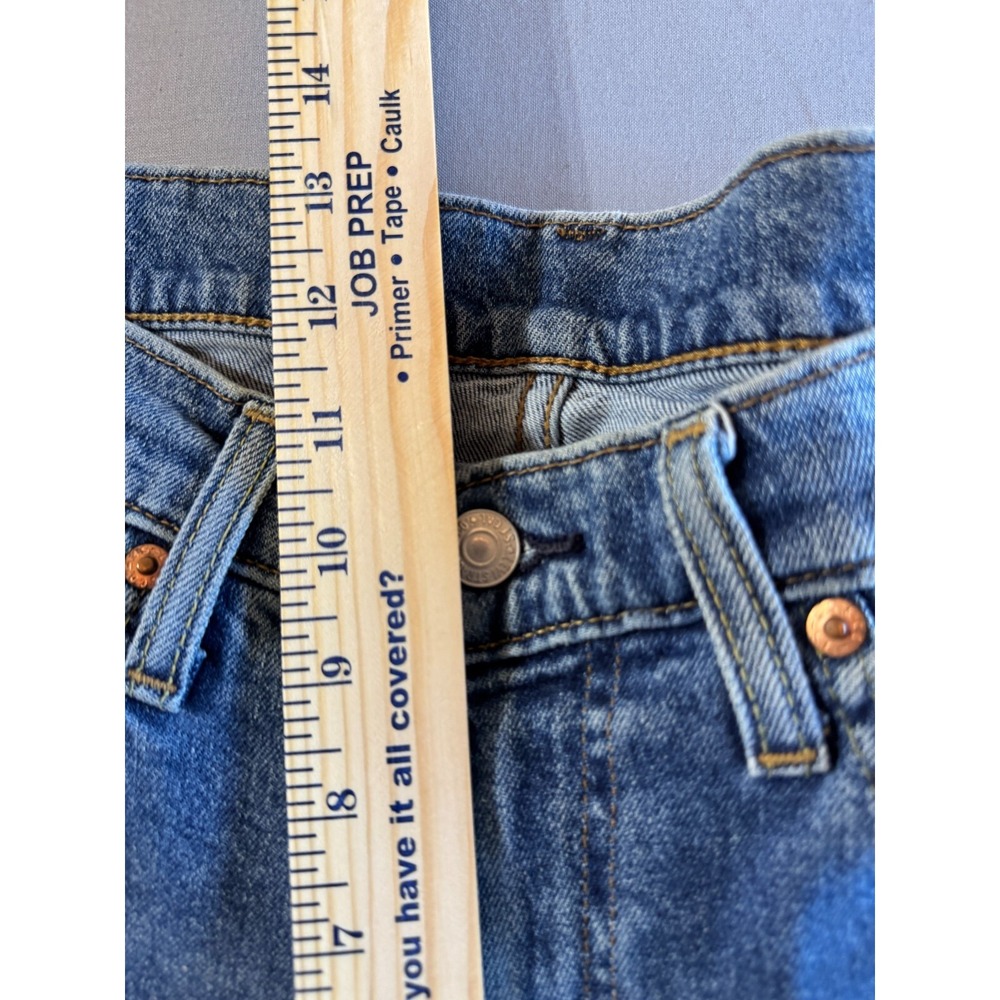 Levis 514 Straight Jeans Mens 34x32 (Actual 34x29) Blue Mid Rise Regular Fit - Picture 8 of 16